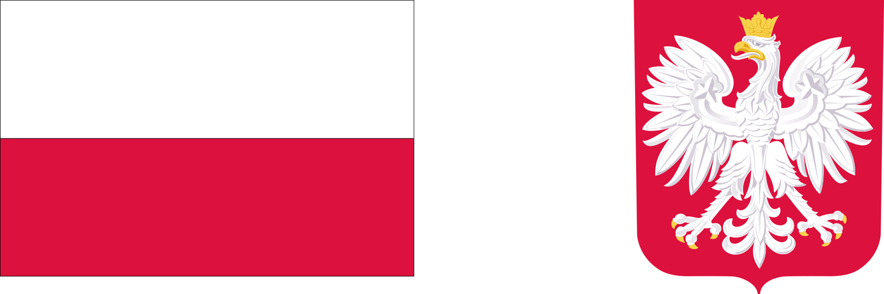 POLSKA FLAGA I GODŁO